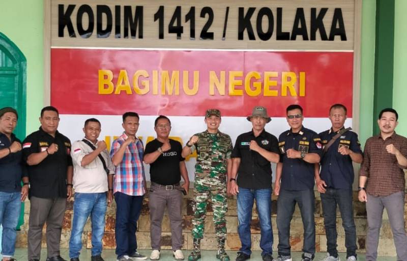 Dandim 1412 Kolaka Gelar Silaturahmi Dengan Insan Pers, Ormas, dan Lembaga Mahasiswa