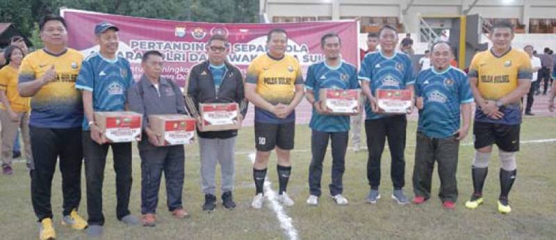 Pallawa 88 United dan PWI Sulsel Bermain Spektakuler dalam Pertandingan Persahabatan
