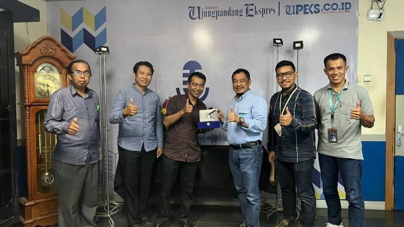 Perkuat Kerja Sama, PLN UID Sulselbar Silaturahmi ke Harian Ujungpandang Ekspres