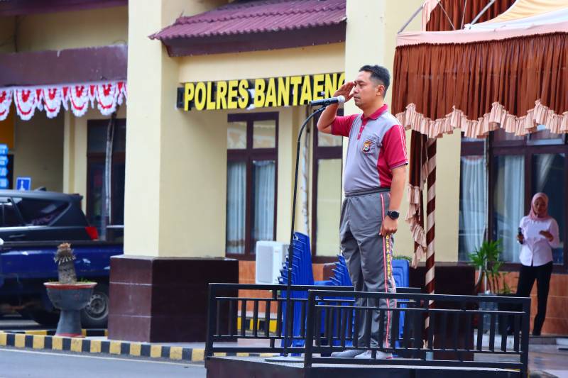 Kapolres Buka Pertandingan Olah raga Antar Personel Polres Bantaeng