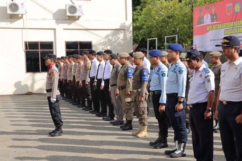 Jaga Kamtibmas Jelang Pemilu 2024, Polres Kepulauan Selayar Gelar Apel Kasat Kamling