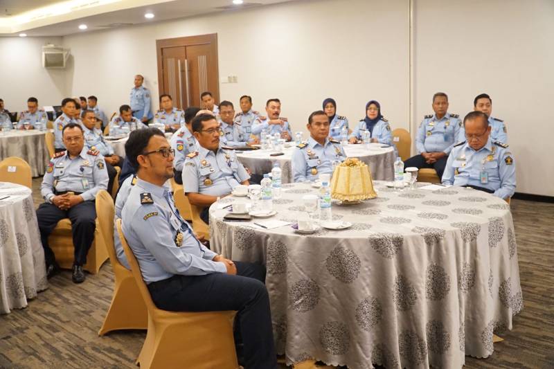 Ikuti Rakor Capaian Kinerja, Karutan Enrekang Berharap Capaian Kinerja Rutan Enrekang Terus Meningkat 