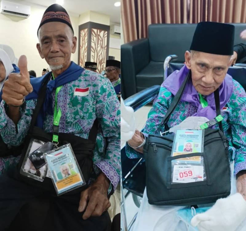 Dua Jemaah Lansia dari Lutim, Yakin dengan Pelayanan Petugas dan Pertolongan Allah 