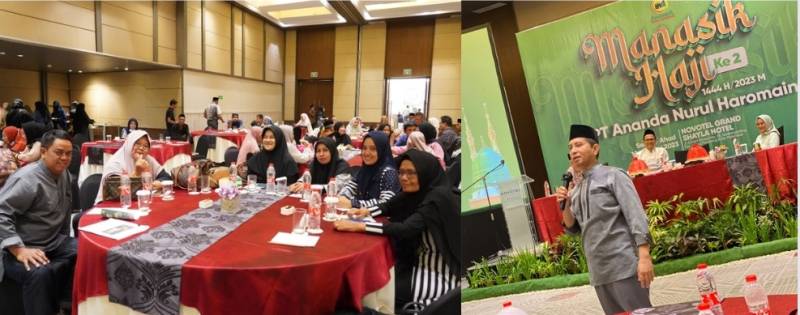 Gelar Manasik Haji, Ananda Nurul Haromain Berangkatkan 187 Jemaah