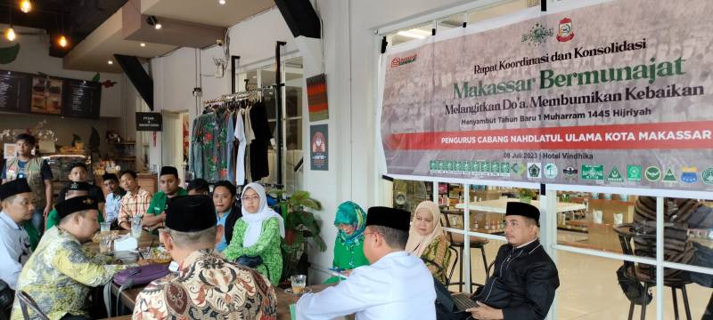Sambut Muharram 1445 H, PCNU - Pemkot Gelar Makassar Bermunajat