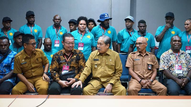 Peserta Pelatihan Petani Sawah Yahukimo Tiba di Sidrap