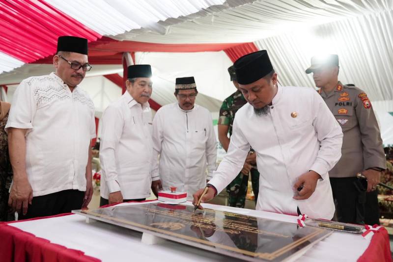 Resmikan Ponpes Tahfidzul Quran Ibrahim, Gubernur: Momentum Pengembangan Generasi Muda 