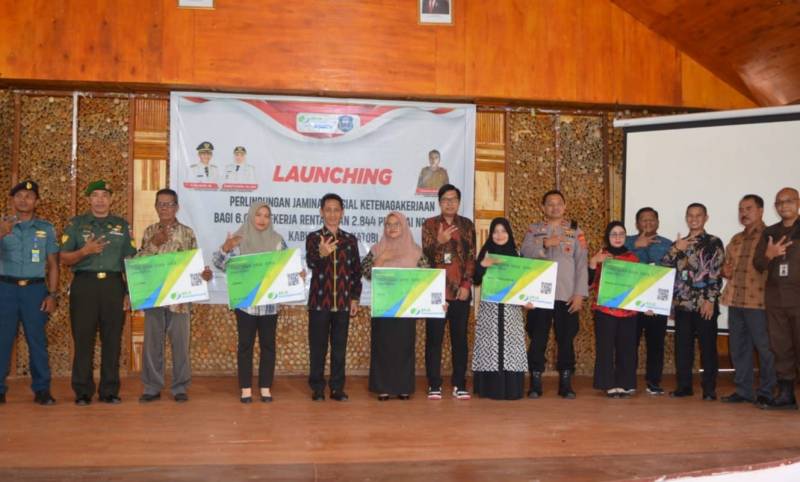 Pegawai Non ASN dan Pekerjaan Rentan Wakatobi dilindungan Jamsostek