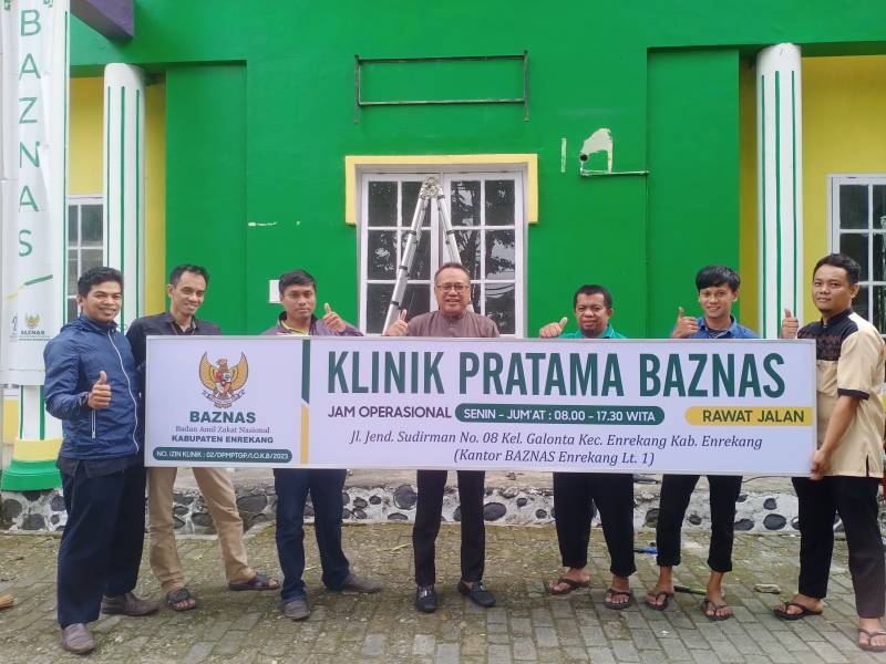 Baznas Enrekang Dirikan Klinik Kesehatan Sasar Kaum Duafa