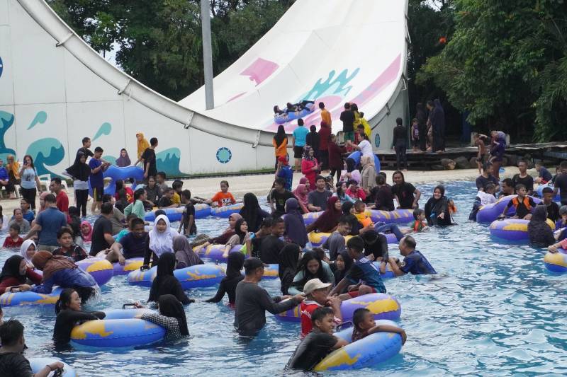 Pengunjung Bugis Waterpark Adventure Naik hingga 113%