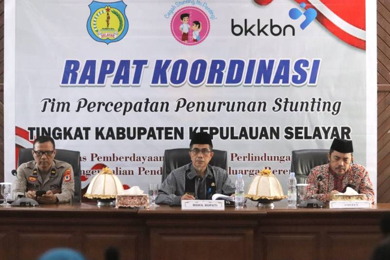 Wabup Selayar Buka Rakor Percepatan Penurunan Stunting