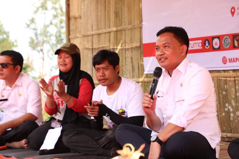 Sambut 78 Tahun Kemerdekaan RI, Bupati Bantaeng Buka Camp Dirgahayu dan Pembentangan Bendera 78 Meter