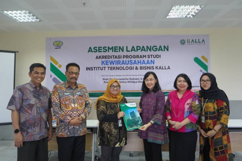 3 Program Studi Kalla Institute Raih Akreditasi Baik dari Asesor BAN PT