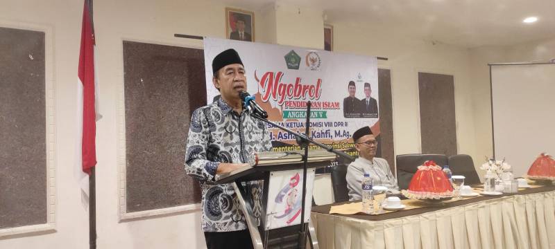 PD. Pontren Kemenag Sulsel "NGOPI" Bersama Ketua Komisi VIII DPR RI
