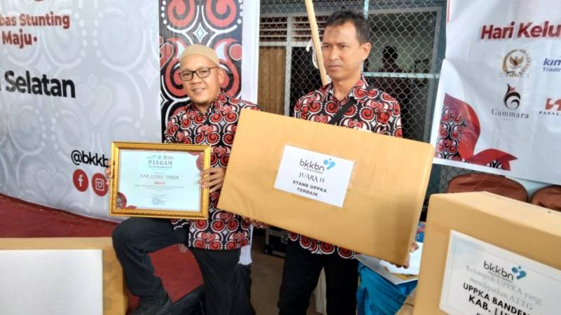 Lutim Terima Berbagai Penghargaan pada Peringatan Harganas Tingkat Sulsel