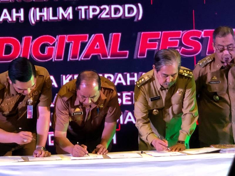 Bupati Sidrap Tandatangani Nota Kesepakatan Optimalisasi Pemungutan Pajak di Sulsel