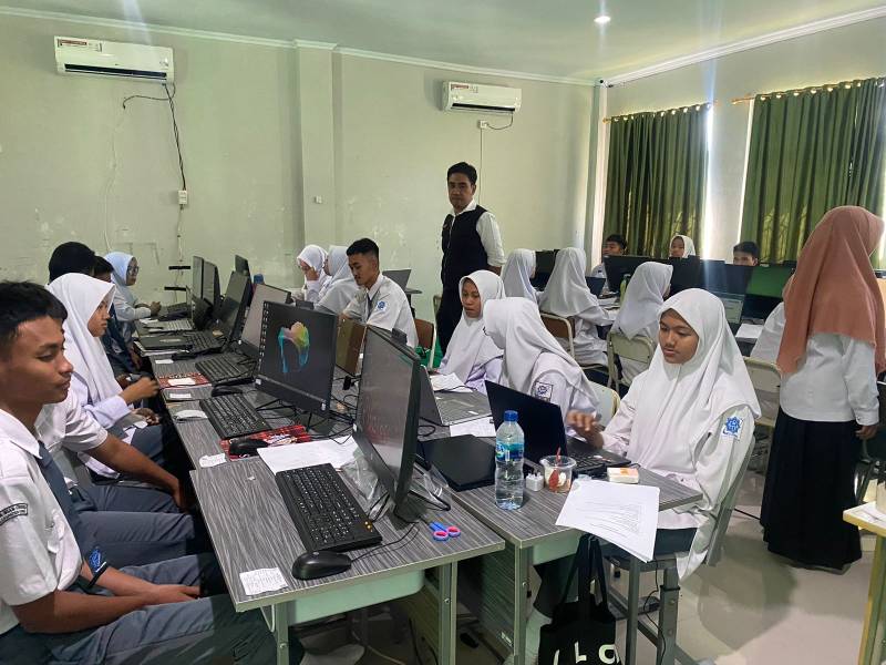 Monitoring ANBK di MAN IC Gowa, Kakan Kemenag: Apresiasi Kerja Panitia 