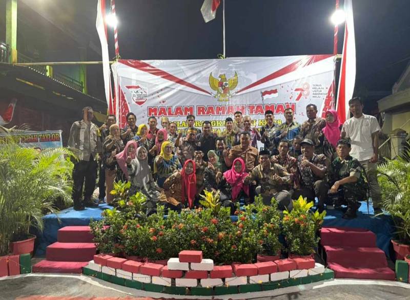 Meriah, Malam Ramah Tamah HUT RI ke 78 di Kapasa Raya