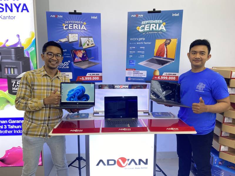 Penjualan di Makassar Cukup Besar, Advan Luncurkan Dua Tipe Laptop Terbaru