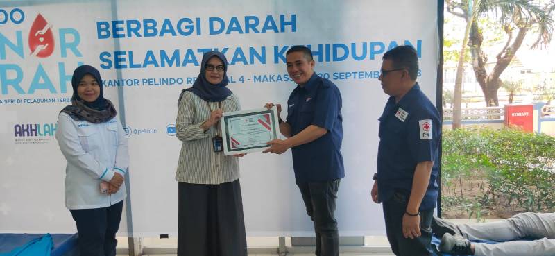 PT Pelindo Regional 4 Peringati HUT ke-2 Dengan Donor Darah
