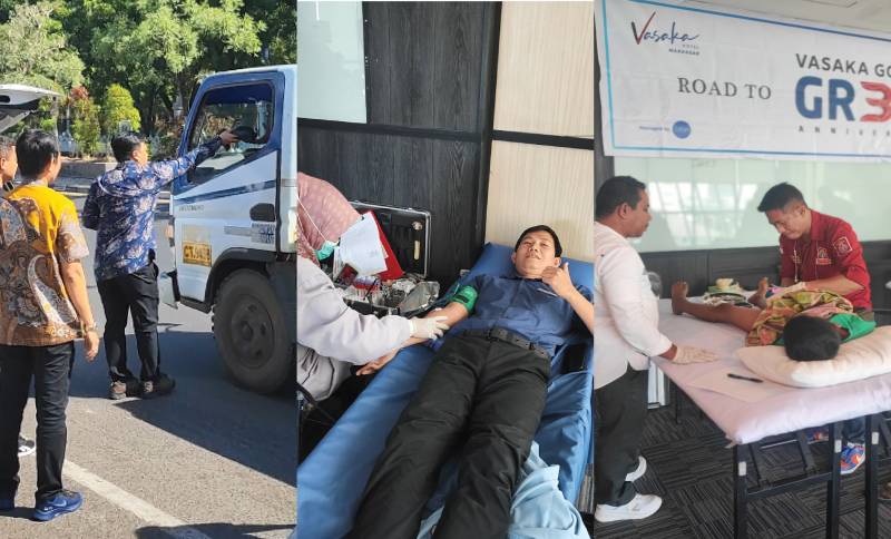Vasaka Hotel Makassar rayakan anniversary ke-3 Gelar Berbagai Kegiatan Sosial