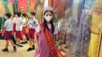 Chelsea Vienna Tanamal, Putri Anak Indonesia Sulsel 2023 Kunjungi Pameran Budaya di Museum Kota Makassar