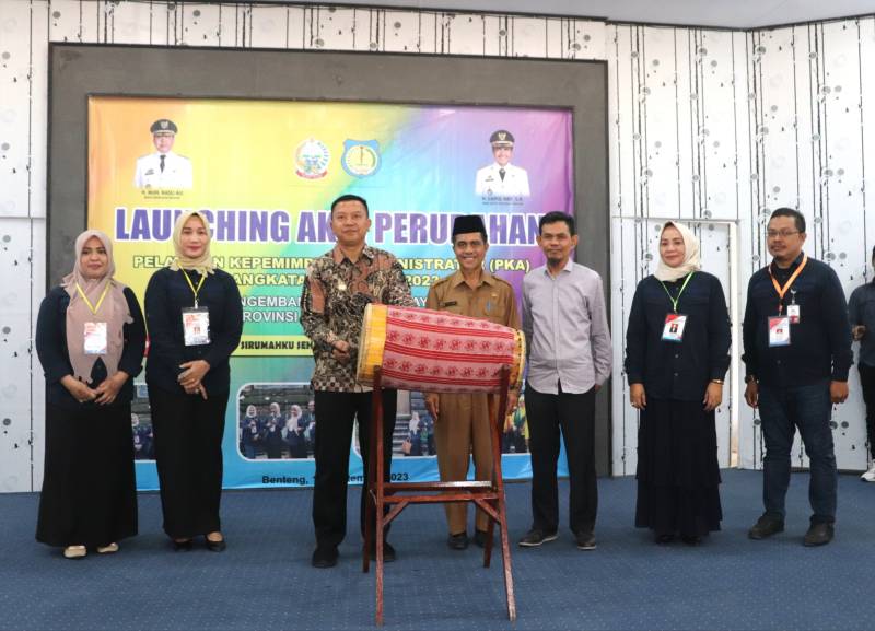 Bupati Basli Ali Launching Empat Aksi Perubahan PKA Angk. IV Tahun 2023