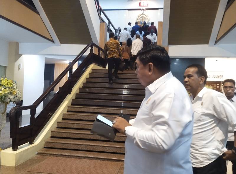 Mantan Sekprov Abdul Hayat Gani Sambut Pj Gubernur Sulsel