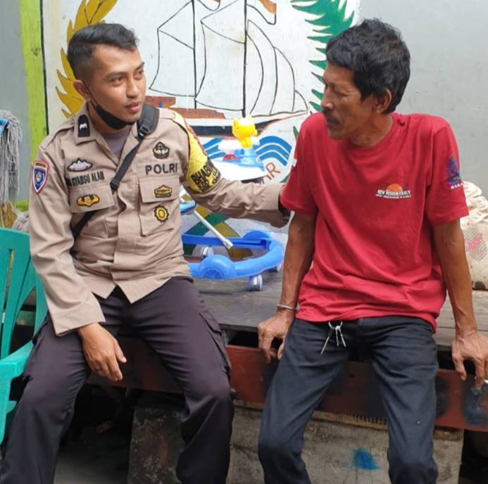 Jaga Harkamtibmas Jelang Pemilu 2024, Ini yang Dilakukan Bhabinkamtibmas Camba Berua