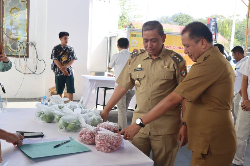 Stabilisasi Pasokan Harga, Pemkab Wajo Wajo Kerjasama Stakeholder Gelar Gerakan Pangan Murah