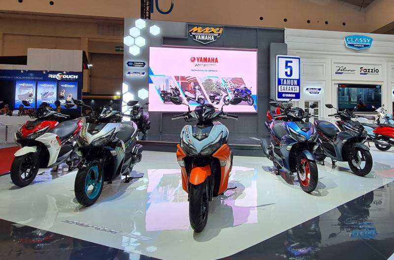 Yamaha Aerox 155 Hadir dengan Varian Warna dan Grafis Baru