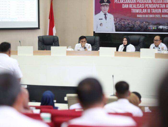 Monitoring Evaluasi Pelaksanaan Program APBD dan Realisasi PAD, Fatmawati Rusdi Tekankan Akselerasi Percepatan