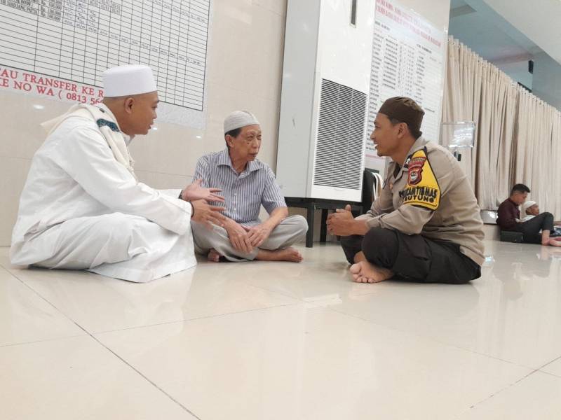 Bhabinkamtibmas Butung Ajak Tokoh Agama Sukseskan Pemilu 2024