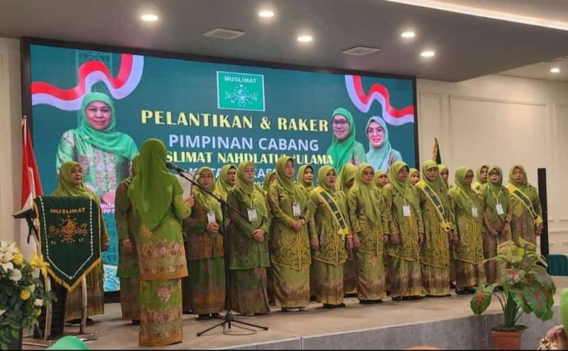PC Muslimat NU Masa Khidmat 2023-2028 Dikukuhkan