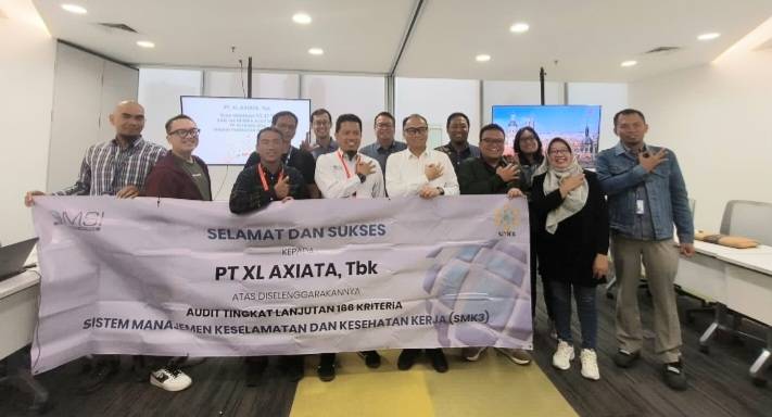 XL Axiata Raih Bendera Emas dari Kemenaker RI Siap Tangani Proyek Beresiko Tinggi  