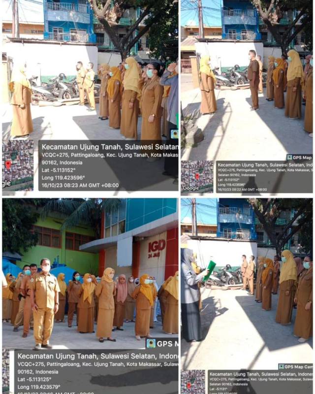 Suasana Apel Pagi di Puskesmas Patingalloang