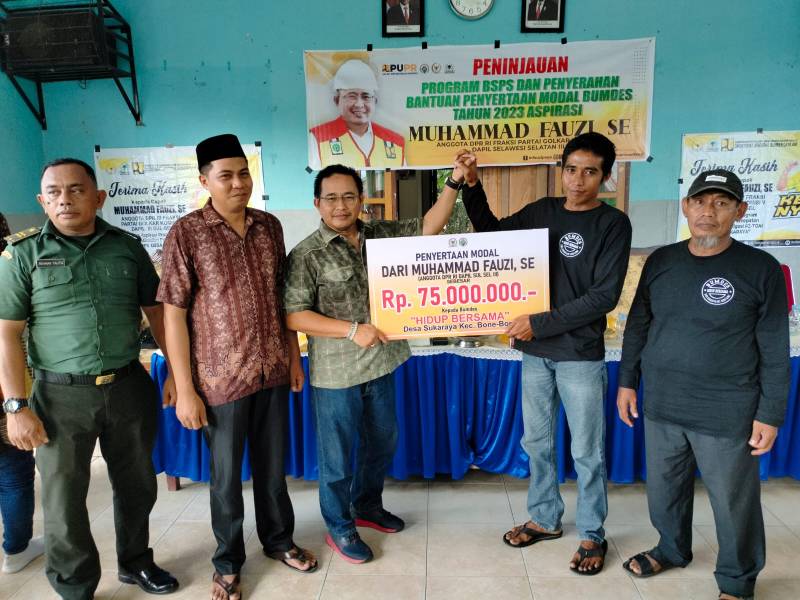 Program Aspirasi Muhammad Fauzi di Desa Sukaraya Sudah Mencapai Nilai Rp1,5 Miliar