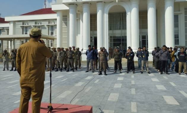 Pj Walikota Palopo Pimpin Apel Penertiban Alat Peraga Kampanye
