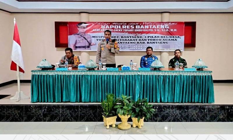 Kapolres Bantaeng Bangun Sinergitas Lintas Sektor