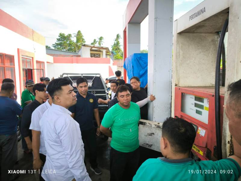 Pastikan Stok BBM dan Cap Tera Nozzel Normal, Pemda dan Polres Kepulauan Selayar Sidak AMPS 
