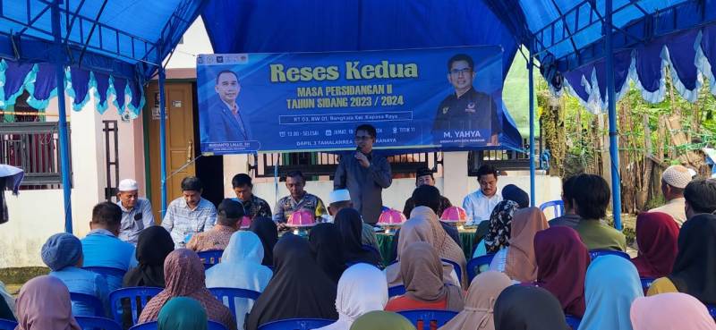 Reses di Kapasa Raya, M Yahya Ajak masyarakat Jaga Kebersihan