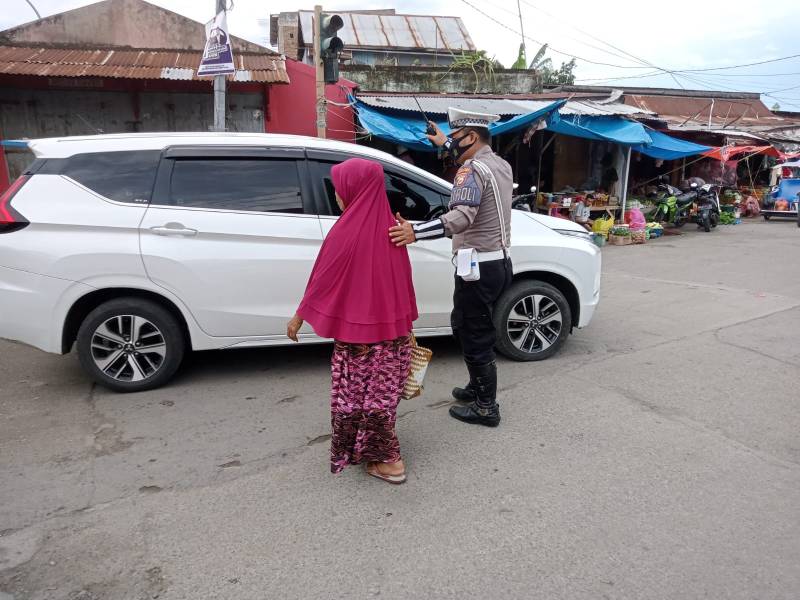 Satlantas Pastikan Keselamatan Pejalan Kaki Saat Menyeberang Jalan