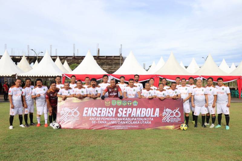 Eksebisi Sepakbola HJL & HPRL, Budiman : Tujuannya Ialah Silaturahmi dan Kebersamaan