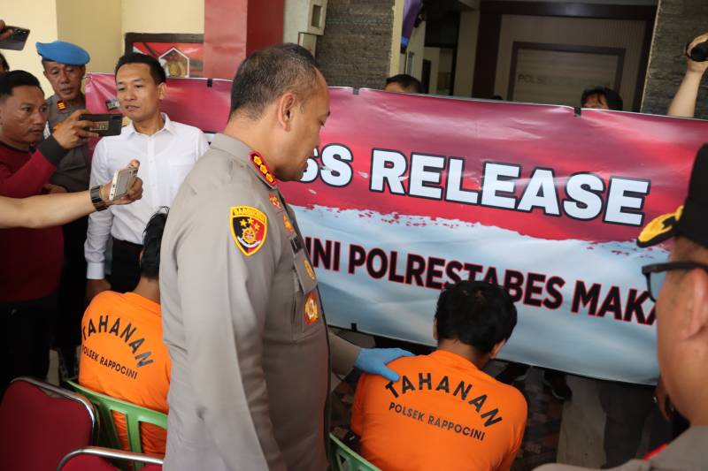 Polisi Tembak Perampas Berlian Dokter Gigi di Makassar 