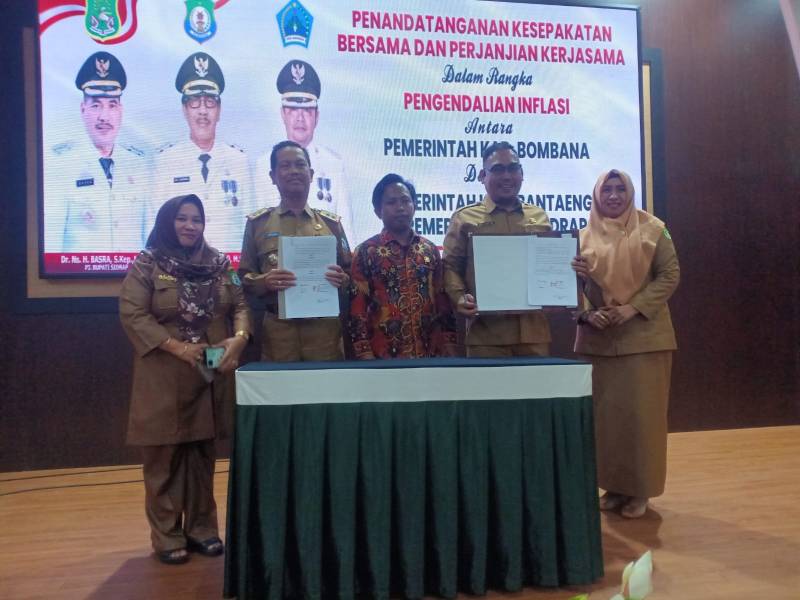 Kendalikan Inflasi, Sidrap dan Bombana Jalin Kerjasama
