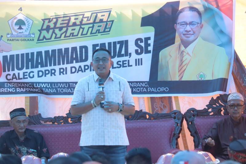 Ajak Masyarakat Bangun Komitmen Jangka Panjang, Muhammad Fauzi: Saya Siap Bawa Program Bedah Rumah dan Irigasi Pertanian ke Pinrang