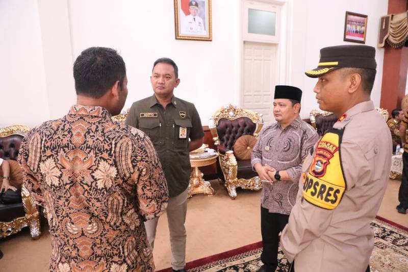 PJ. Bupati Bantaeng Terima Kunjungan Staf  Kantor Presiden RI