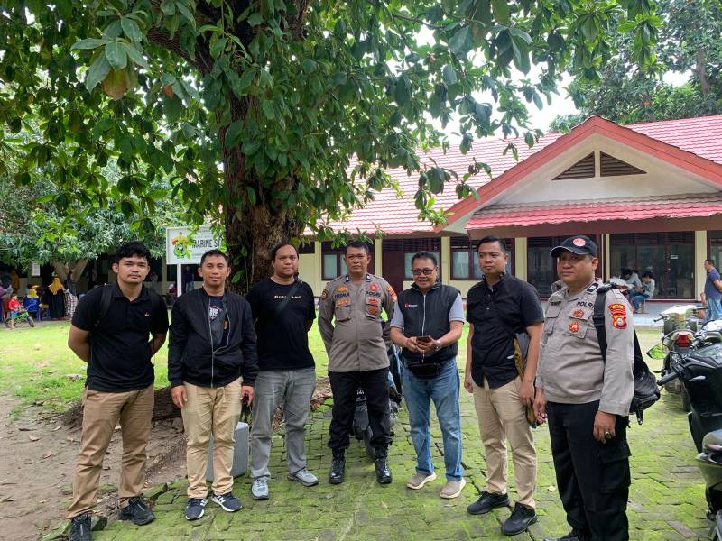 Agar Tercipta Pemilu Damai, Polres Pelabuhan Pengamanan Kampanye Caleg di Pulau Barrang Lompo