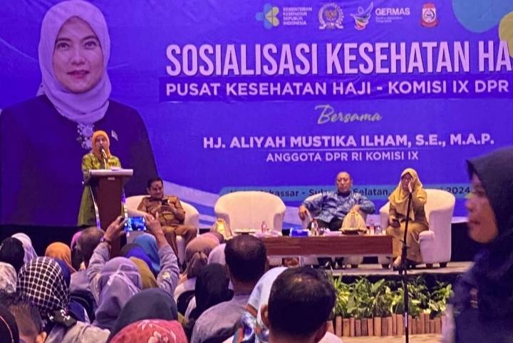 Aliyah Mustika Ilham Gandeng Kemenkes Bekali Pembinaan Kesehatan Ratusan CJH di Sulsel