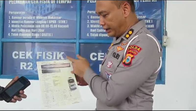 Dinilai Tingkat Validasi Tinggi, Regident Ditlantas Berlakukan Cek Fisik Kendaraan Secara Digital 